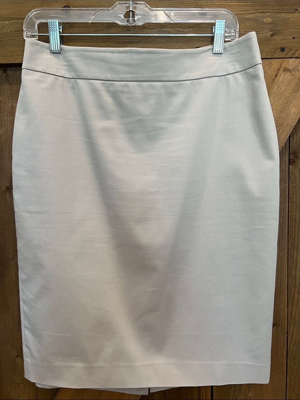 Ann Taylor Classic Women's Beige Pencil Skirt Size 8